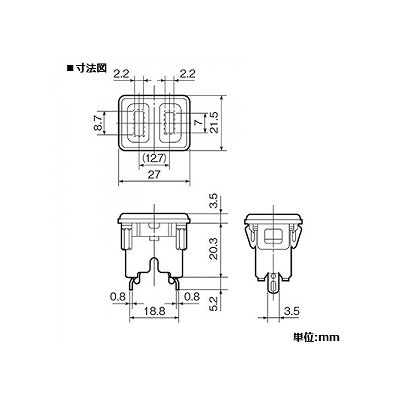 パナソニック 機器用はめ込みコンセント 極性付 15A 125V ブラック  WCF1011B 画像2