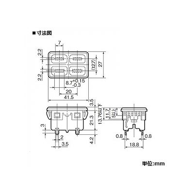 パナソニック 機器用はめ込みダブルコンセント 極性付 15A 125V ブラック  WCF1021B 画像2