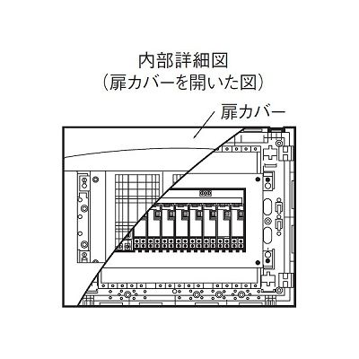 パナソニック 16A片切リレー付親器 樹脂パネル形 8回路 25W 100～242V  WRS3718 画像3