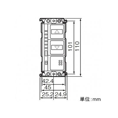 パナソニック 調光スイッチ 光アドレス設定式 スクエア シルバーグレー  WRV5831S1 画像2