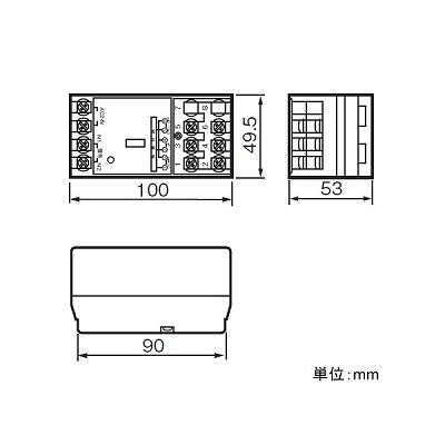 パナソニック 調光用接点入力ターミナルユニット  WRT3241 画像2