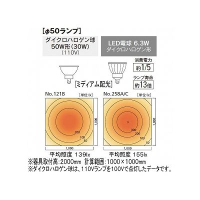 オーデリック スポットライト ダイクロハロゲン形 マットシルバー 連続調光タイプ(ランプ・調光器別売)  OS047396 画像3