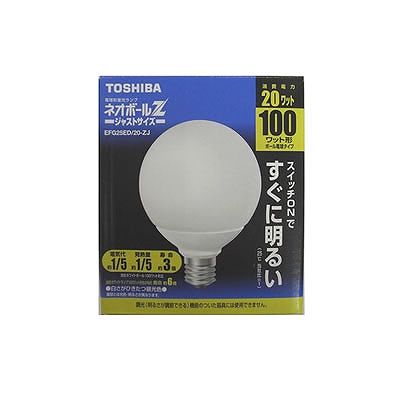 東芝 電球形蛍光ランプ 10本セット G形 100Wタイプ 昼光色 EFG25ED20ZJ-10SET