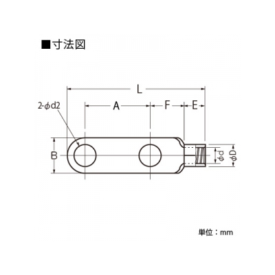 ニチフ 銅線用 裸圧着端子 (RD形)丸形 孔なし 50個入り  RD38-アナナシ 画像2