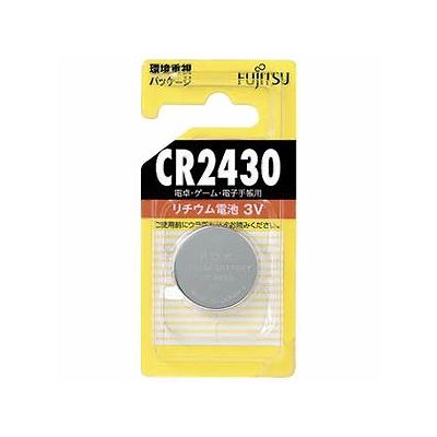 富士通 リチウムコイン電池 3V 1個パック CR2430C(B)N