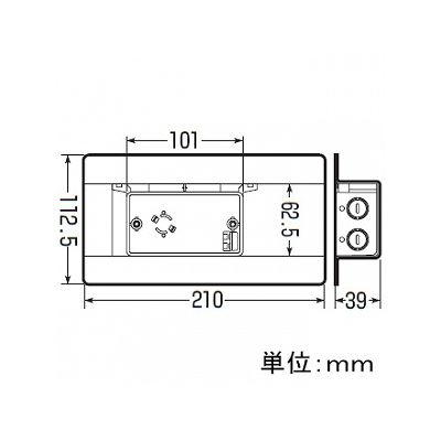 未来工業 X線防護用スイッチボックス(鉛当量2.0mm)  SM36-NXP-1 画像3