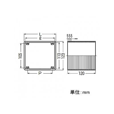 未来工業 ボックス用継枠 樹脂・鉄製ボックス用 プラスチック製 セーリスボックス用 4ヶ用  OF-228J 画像4