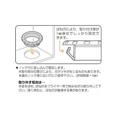 未来工業 通線ブッシング クイック 黒 φ42  PBZ-42CK 画像2