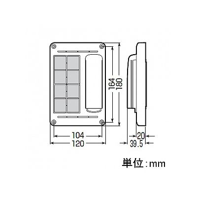 未来工業 電話保安器用ポリ台 取付自在型 ベージュ  POWF-1812TJ 画像3