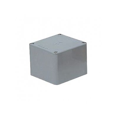 未来工業 プールボックス 正方形 ノックなし 250×250×150 グレー PVP-2515