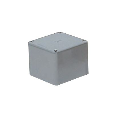 未来工業 防水プールボックス 平蓋 正方形 ノックなし 250×250×150 グレー  PVP-2515A 画像2
