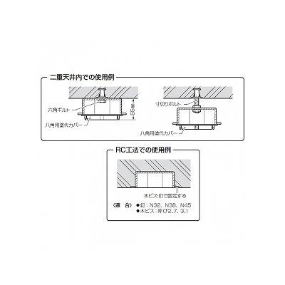 未来工業 【お買い得品 20個セット】八角配線ボックス ねじ付  8OB-42N_20set 画像2