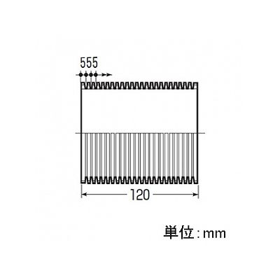 未来工業 【お買い得品 10個セット】塗代カバー継枠 プラスチック製継枠 カットタイプ 2個用  OF-12J2_10set 画像3