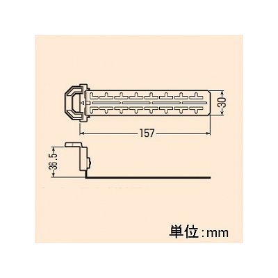 未来工業 【お買い得品 20個セット】間柱用 クリップベース 角スタット C型スタット  CLP-150KMA_20set 画像4