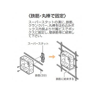 未来工業 【お買い得品 10個セット】スーパースタット(鉄筋用クランプ付3分スタット)  OF-30A_10set 画像3