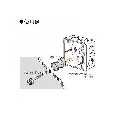 未来工業 【お買い得品 10個セット】補強ピン 薄型用 スペーサー付  CDO-SPS_10set 画像2