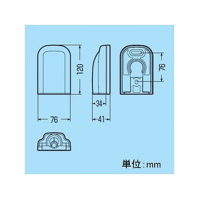 未来工業 【お買い得品 20個セット】防水引込カバー 適合PF管:16・22 90×90 ベージュ  WK-3J_20set 画像3