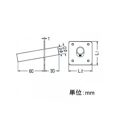 未来工業 【お買い得品 10個セット】壁引込みパイプ 14サイズ  KHP-14J_10set 画像3