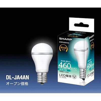 シャープ 小型電球形LEDランプ昼白色4.6W DLJA4AN