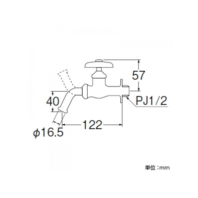 三栄水栓製作所 万能ホーム水栓 節水水栓 エコ水栓用ケレップ内蔵  JY12E-13 画像2