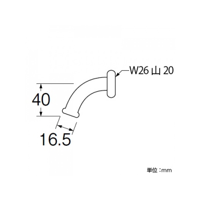 三栄水栓製作所 万能ホームパイプ 呼び:16  PY12J-64X-16 画像2