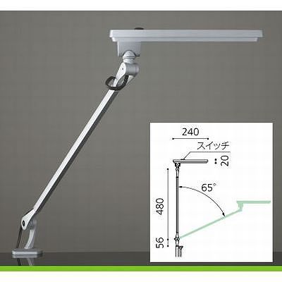 山田照明 Z-LIGHT (デスクライト/シルバー) Z-26SL