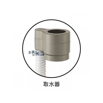 三栄水栓製作所 雨水タンク 省スペース地上設置型 架台一体型 有効タンク容量:100L  EC2010AS-H-140L 画像3