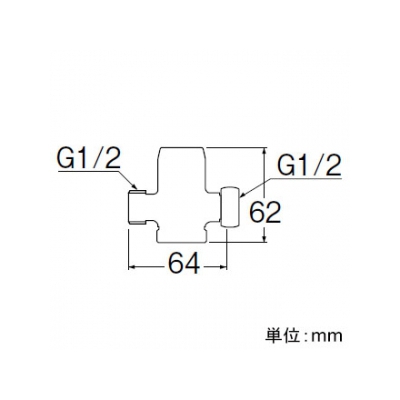 三栄水栓製作所 ミニ減圧弁(止水栓用) ネジサイズG1/2  V7110-1-13 画像2