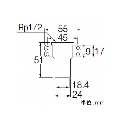 三栄水栓製作所 PC座付水栓ソケット HI・VPパイプ用 呼び:13  T505-13 画像2