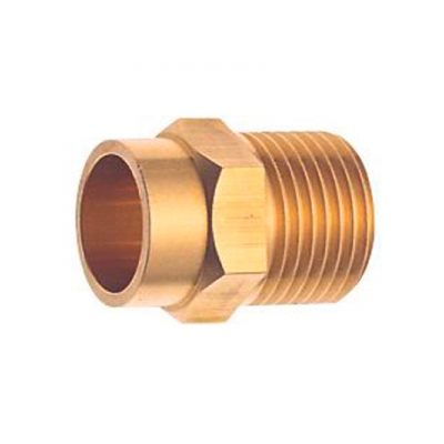 三栄水栓製作所 ベンリーカン接続銅管アダプター 呼び13(G1/2)×12.7 黄銅製 T570-13X12.7