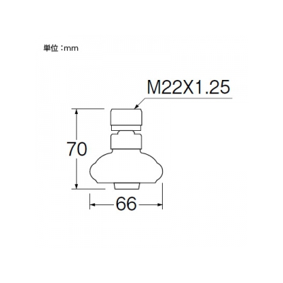 三栄水栓製作所 キッチンシャワー(首振り) シャワー、泡沫切替 取付(M22×1.25) 黄銅、ABS樹脂製  PM253-13 画像3