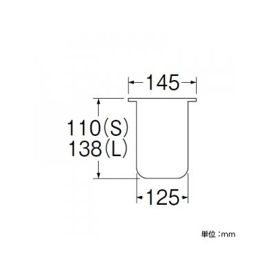 三栄水栓製作所 流し排水栓カゴ キッチン用 寸法(mm):145×110×125 ステンレス製  H650F-S 画像3