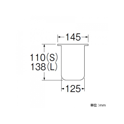 三栄水栓製作所 流し排水栓カゴ キッチン用 寸法(mm):145×138×125 ステンレス製  H650F-L 画像3