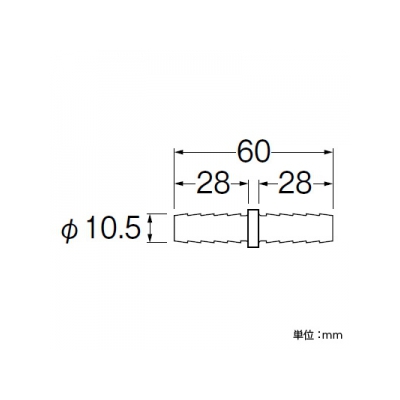 三栄水栓製作所 ペアホース金具セット バスルーム用 T4205-86-10A×20用  T4215-22S-10A 画像2