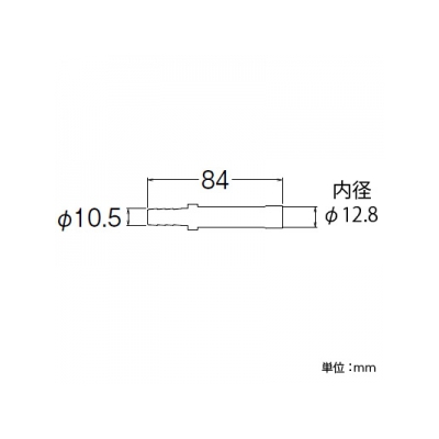 三栄水栓製作所 ペア樹脂管銅管金具セット バスルーム用 10A樹脂管と径12.7銅管接続用  T421-5S-10AX12.7 画像2