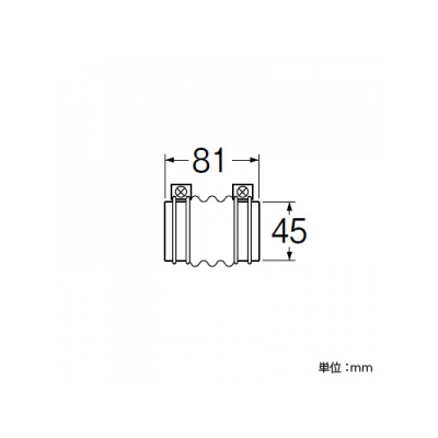 三栄水栓製作所 バス三ツ山ジャバラ バスルーム用 EPDM製  PT48-3 画像2