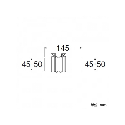 三栄水栓製作所 バスロングジャバラ バスルーム用 EPDM製  PT48-5 画像2