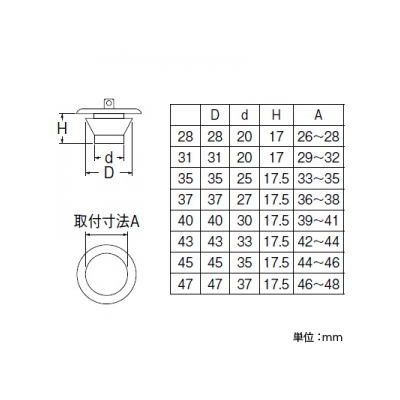 三栄水栓製作所 バス用W式クサリ付ゴム栓 バスルーム用 呼び28 黄銅、EPDM製  PH27-28 画像2