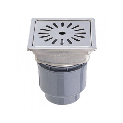 三栄水栓製作所 排水ユニット 排水用品 バスルーム用 呼び50・75VUパイプ用 幅:198mm H902-200