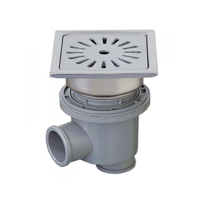 三栄水栓製作所 排水ユニット 排水用品 バスルーム用 呼び50VUパイプ用 幅:148mm H904-150