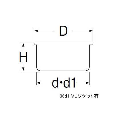 三栄水栓製作所 兼用掃除口 排水用品 VP・VUパイプ兼用 接着式 ネットパッキン付 呼び:150  H52B-150 画像2