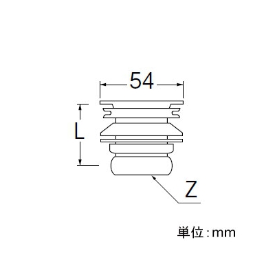 三栄水栓製作所 丸鉢排水栓 洗面用品 オーバーフローのない手洗器用 呼び:25  PH31-25 画像2