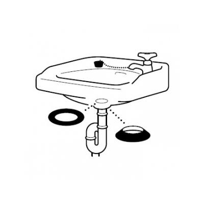 三栄水栓製作所 排水栓取付パッキン 洗面所用 洗面器用排水栓取付用 呼び:25  PP42-14S-25 画像2