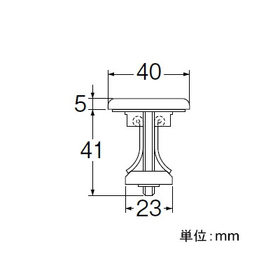 三栄水栓製作所 カウンター化粧蓋 洗面所用 排水用品 ネジ締めタイプ 穴径:23～32mm  R702 画像3