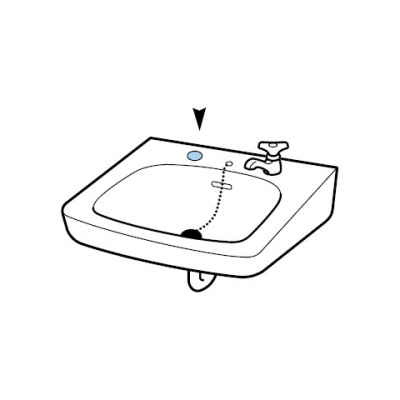 三栄水栓製作所 洗面器用キャップ 洗面所用 排水用品 ホワイト  PR57 画像2