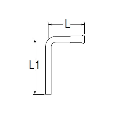 三栄水栓製作所 ロータンク洗浄管下部 トイレ用 パイプ径:32mm 寸法:140×250mm  H80-1-A 画像2