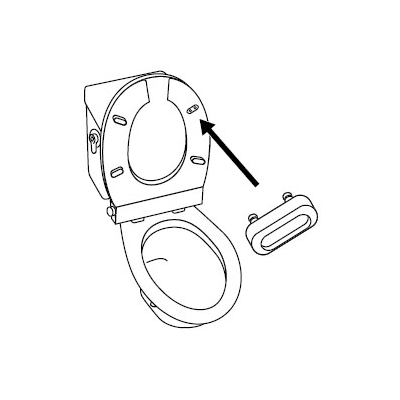 三栄水栓製作所 便座クッションゴム トイレ用 PW9041・PW9071用交換用クッション 2個入  PW90-42S 画像2