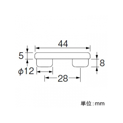 三栄水栓製作所 便座クッションゴム トイレ用 PW902・PW903用交換用クッション 2個入  PW902-42S 画像3