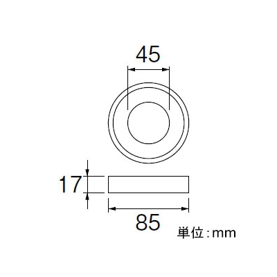 三栄水栓製作所 ロータンク密結パッキン トイレ用 蜜結タイプのロータンクとサイフォン接続部用 配管径:38mm  PP42-30-38 画像2