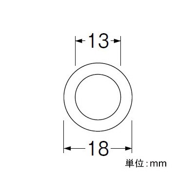 三栄水栓製作所 給水管アジャストパッキン 水栓部品 パイプ径:12.7mm用  PP42-15S-13 画像2